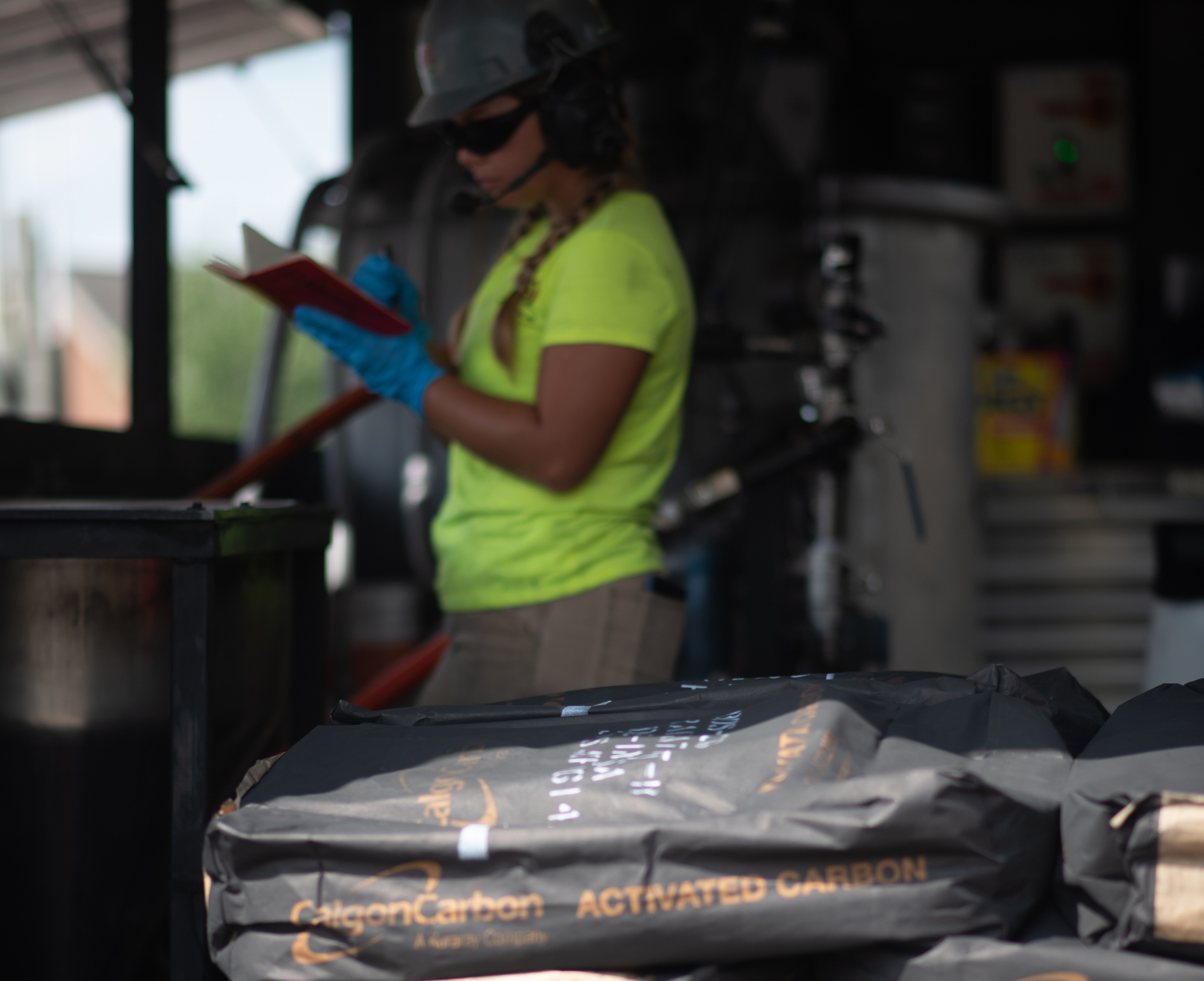 AST Environmental on a remediation site.