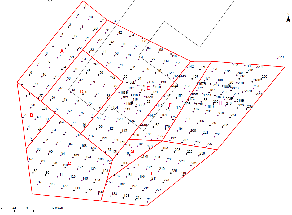 Site Map with Surgical Injection Design